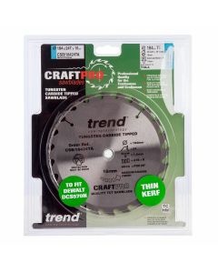 (C) CSB/18424TA CRAFTPRO SAWBLADE 184MM X 24T X  16MM BORE