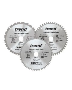 CSB/CC216/3PK 216MM x 30MM SAWBLADE MIXED TRIPLE PACK 24T/48T/60T