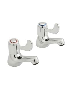 VADO AX-AST-306-CP AXCES ASTRA BASIN PILLAR TAPS LEVER HANDLE