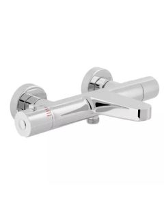 VADO AX-SIR-123T-CP AXCES SIRKEL WALL MOUNTED BATH SHOWER MIXER