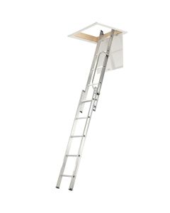 76002 2 SECTION LOFT LADDER WITH HANDRAIL