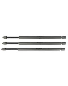 FAITHFULL 16 PIECE LONG IMPACT BIT SET IN CASE